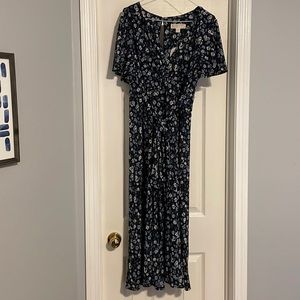 Michael Kors surplice neckline dress with tie size XL